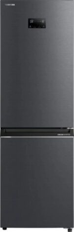 (Promo) Toshiba GR-RB449WE-PMJ(06) - Bottom FRZ,186x60x66, 338 Litres, BIG Display, Silver