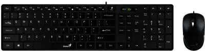 Keyboard/ Genius Wired Slim Multimedia Keyboard Mouse Combo SlimStar C126