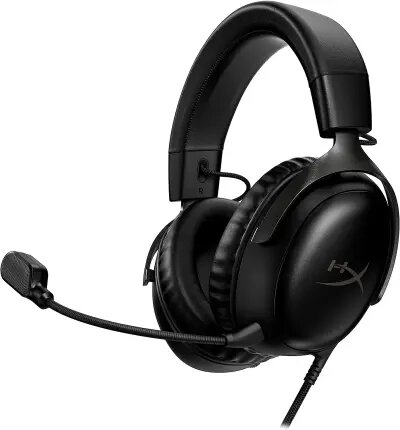 Headphone/ HP/ HyperX Cloud III – Wired Gaming Headset, PC, PS5, Xbox Series X|S Black (727A8AA)