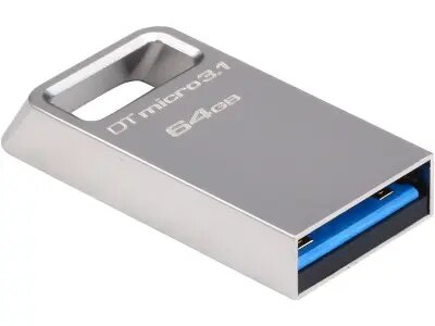 USB Flash Drive/ 64GB/ Kingston Type-A ultra-compact drive 64GB DTMicro USB 3.2  (DTMC3G2/64GB)