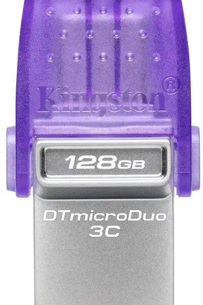USB Flash Drive/ 128GB/ Kingston 128GB DataTraveler microDuo 3C 200MB/s dual USB-A + USB-C (DTDUO3CG3/128GB)