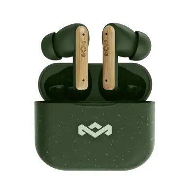 Wireless Headphone/ House of Marley/ House of Marley Little Bird TWS Exec Earbuds EM-JE123-GR Green