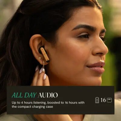Wireless Headphone/ House of Marley/ House of Marley Zion TWS Exec Earbuds EM-JE105 Signature Black