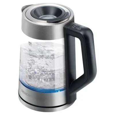 Kettle/ Sencor SWK 1795SS Electric Kettle, Volume 1.7L,50/70/80/90/100 C,  Power Input: 2200 W, Central 360° STRIX Connector
