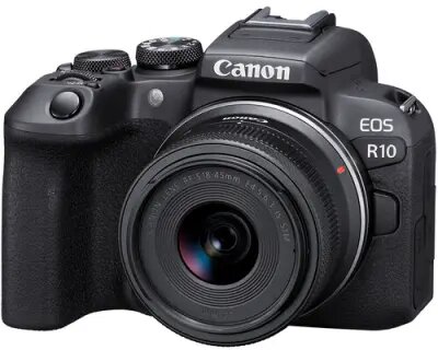 Digital Camera/ Canon EOS R10 RF-S 18-45 IS STM Black