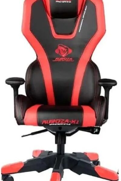 E-Blue Auroza Gaming Chair - Red (EEC410BRAA-IA/GC8107-410 RED)