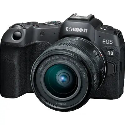 Digital Camera/ Canon EOS R8 RF 24-50F IS STM Black