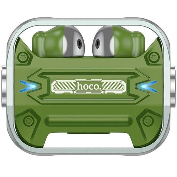 Wireless Headphone/ Hoco/ Hoco EW55 Trendy true TWS wireless headset Army green