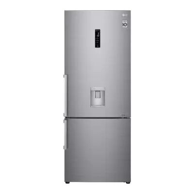Refrigerator/ GC-GR-F589BLCM.APZQMER Bottom-Freezer 185x70x74 446 LT NF Inverter Dislpay Dispenser Silver