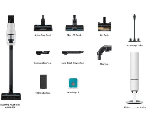 Vacuum Cleaner/ Samsung JET AI ULTRA  VS90F40DFG/EV