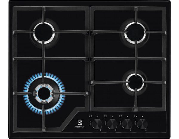 Hob/ Electrolux/ Electrolux KGS6436K / 4Gas / 60cm / Black