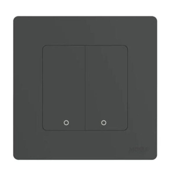 MOES Star Ring 2nd Generation Smart Single Pole 3 Way WIFI Switch WS-SR-EU2-L-GY-MS Grey