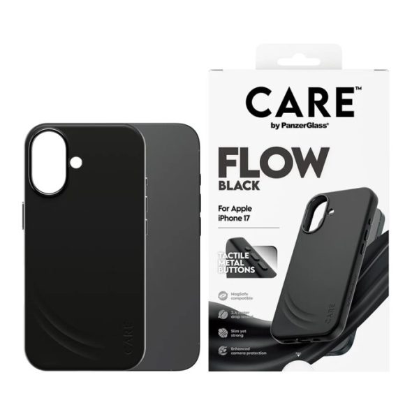 Mobile Phone Case/ CARE by PanzerGlass Flow Case Black iPhone 17