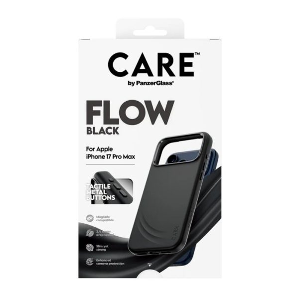 Mobile Phone Case/ CARE by PanzerGlass Flow Case Black iPhone 17 Pro Max