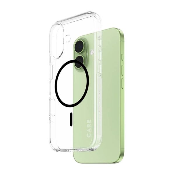 Mobile Phone Case/ CARE by PanzerGlass Flagship Transparent w. Black MagSafe iPhone 17