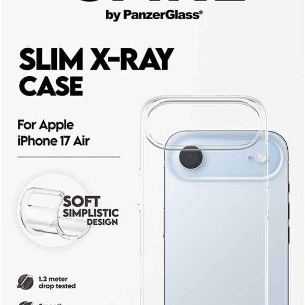 Mobile Phone Case/ CARE by PanzerGlass Fashion Case Transparent X-Ray Soft Basic iPhone 17 Air