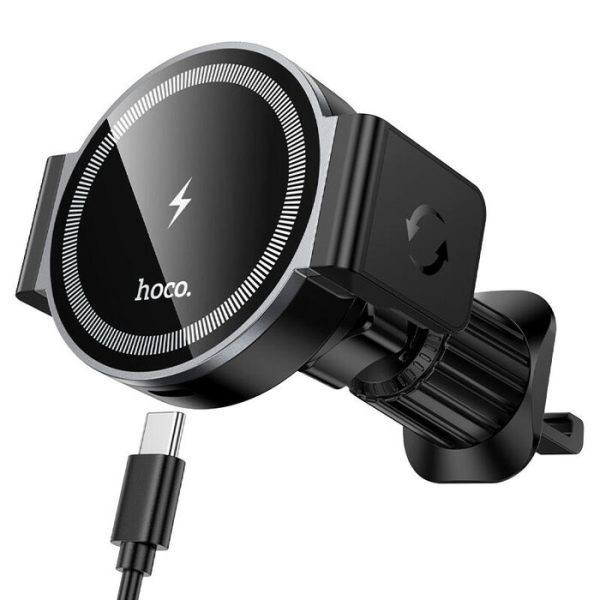 Car Holder/ Hoco HW35 Power electric magnetic wireless fast charging car holder