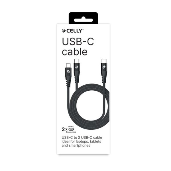Android/ Celly USB-C to 2 USB-C CABLE