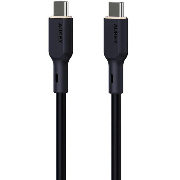 Android/ AUKEY CB-SCC242 C-to-C 1.8M 240W Silicone Cable USB 2.0 Black