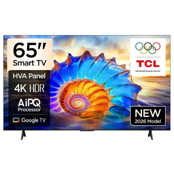 TV/ LED/ TCL/ TV 65"(165cm)/ 65V6D Google TV  4K  HDR10 WiFi5 BT5.2 Dolby Audio 10W 200X200