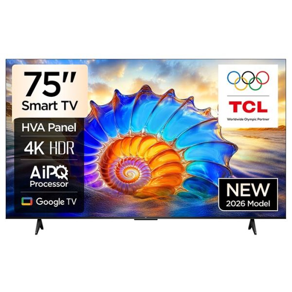 TV/ LED/ TCL/ TV 75"(190cm)/ 75V6D Google TV  4K  HDR10 WiFi5 BT5.2 Dolby Audio 15W 300X300