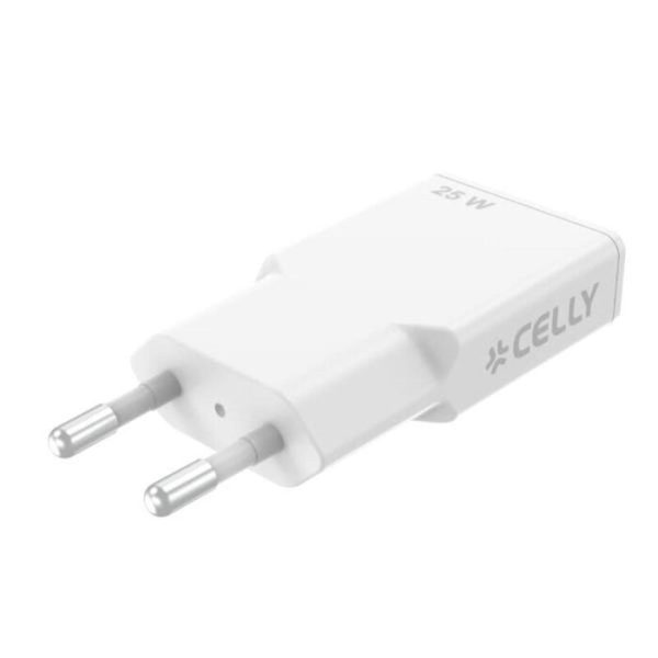 Wall Charger/ Celly SLIM TRAVEL CHARGER 1 USB-C 25W