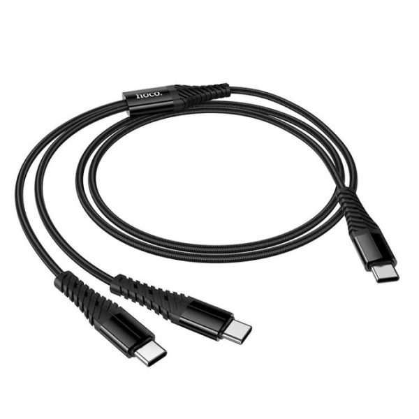 Android/ Hoco X123 Victory 2-in-1 charging cable(C to C+C)