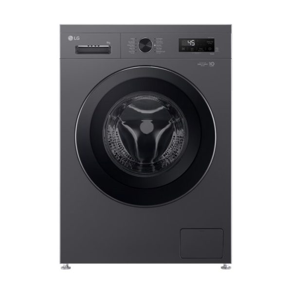 Washing Machine/ F4Y1TYP6J.AMBQME3 8 KG 1200 RPM 85x60x55 DD Inverter Rotary Knob LED Touch Display Middle Black