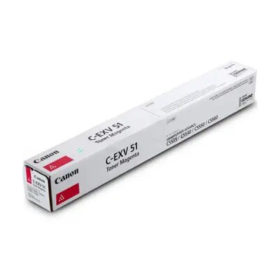 Toner/ Canon C-EXV 51 Toner Cartridge Magenta For Canon iRC5535 / 5535i / 5540i / 5550i / 5560i (60 000 Pages)